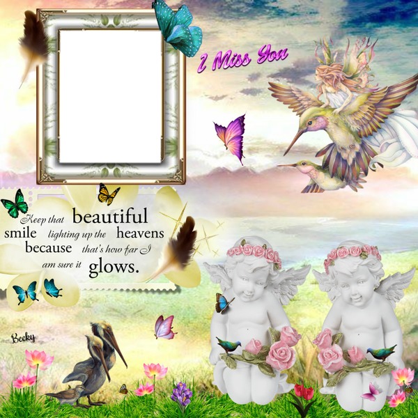 keep that beautiful smile Photo frame effect