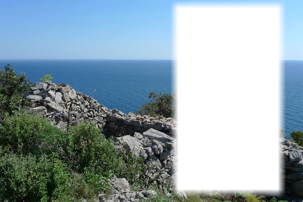 Adriai tenger Fotomontage