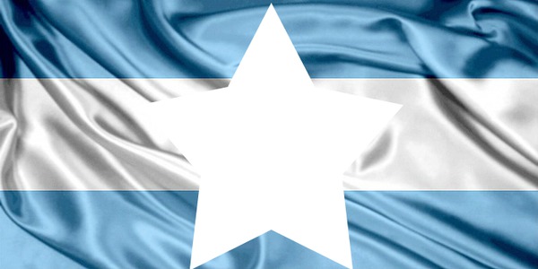 Bandera Argentina Montaje fotografico