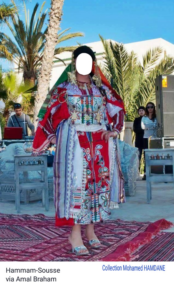 habit traditionnel tunisie Montaje fotografico