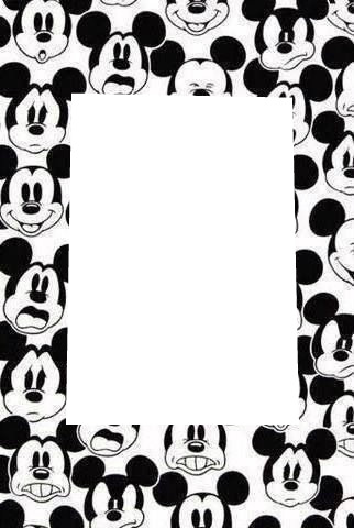 Micky Mouse Фотомонтаж