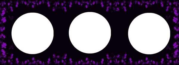 purple Photo frame effect