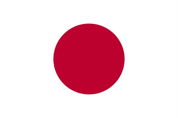 Japan flag 7 Photo frame effect