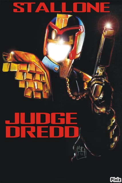 judge dredd Fotomontaggio