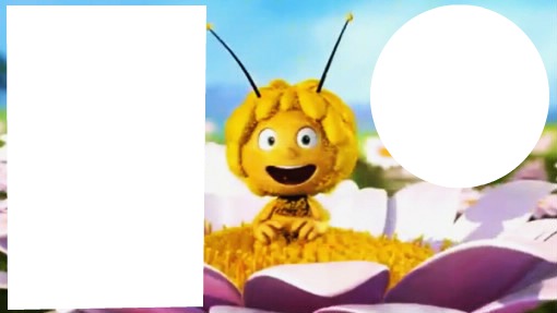 maya l'abeille 1 フォトモンタージュ