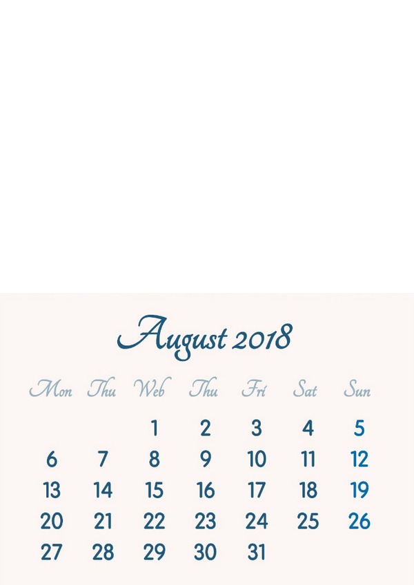 August 2018 Montage photo