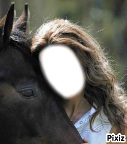 il n'y a rien de plus beau que l'amour entre un cheval et une cavalière Fotoğraf editörü
