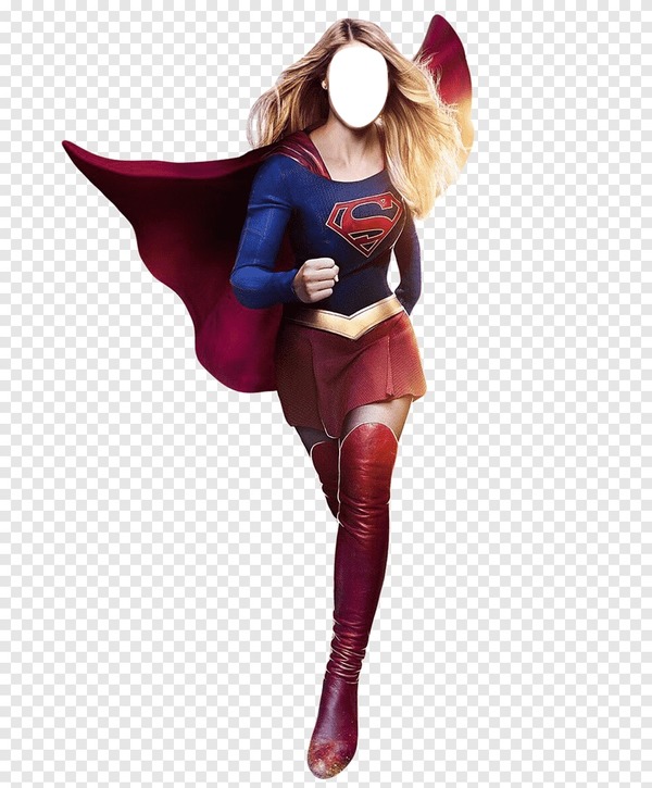 SUPER GIRL Fotomontasje