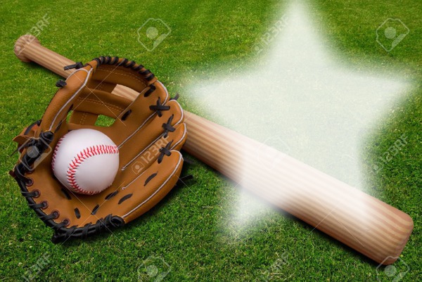 beisbol estrella Montaje fotografico