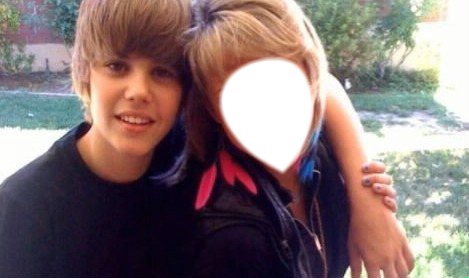 Toi et Justin bieber Fotomontage