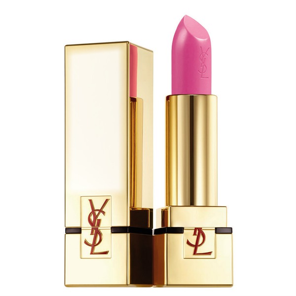 Yves Saint Laurent Rouge Pur Couture Lipstick in Tropical Pink フォトモンタージュ
