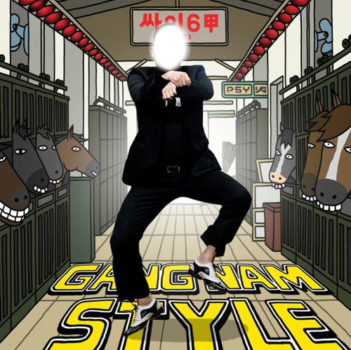 ouppa gangnam style Fotomontáž