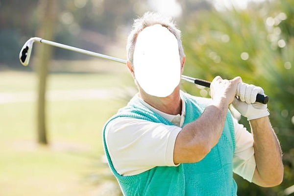 Golfeur Fotomontage