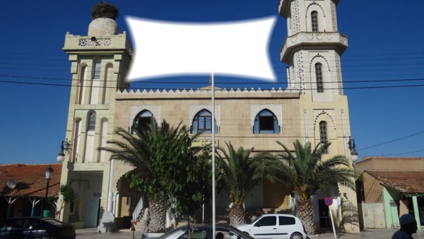 mosquée Fotomontaggio