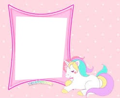 unicornio infantil Fotomontage