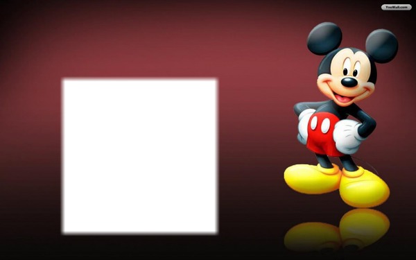 mickey Mouse Fotomontagem