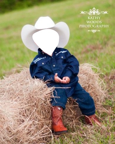 baby cowboy 02 Photo frame effect