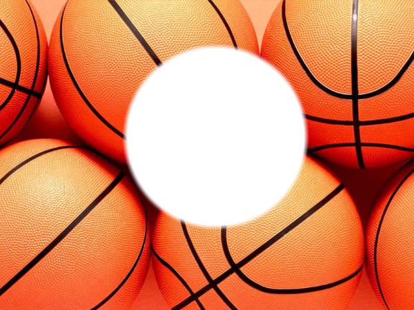Ballons de BasketBall Fotomontagem