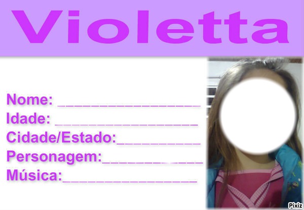 Martina(violetta) Fotomontasje