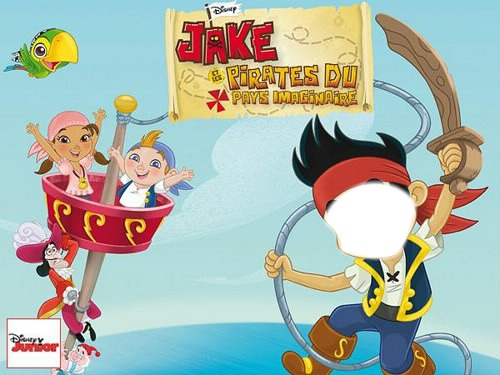 Jake et les pirates du pays imaginaire Fotomontaż