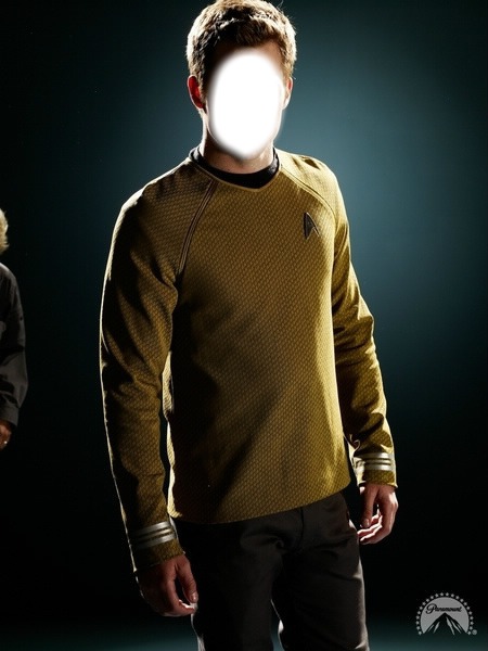 Chris Pine as James T. Kirk Fotomontažas