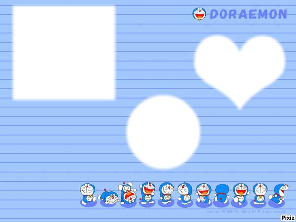 Doraemon Wallpaper Photomontage