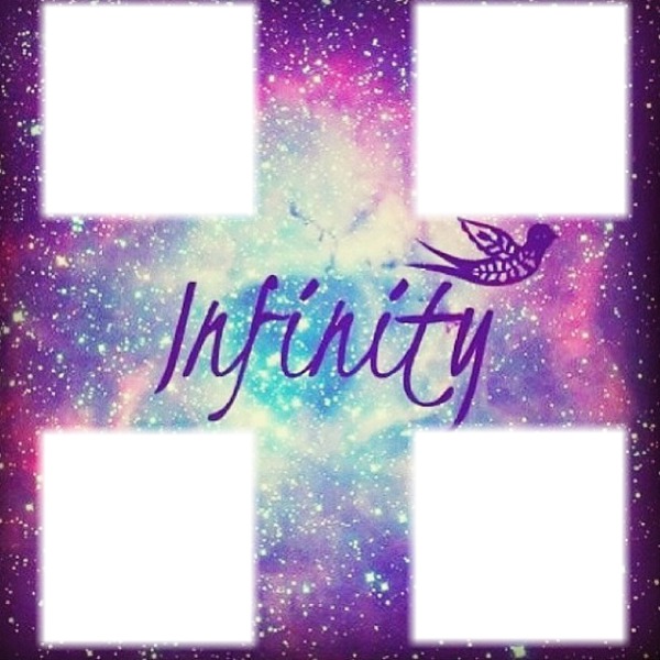 infinity 4 cadres Photo frame effect