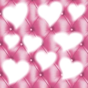 le cœur rose Photomontage