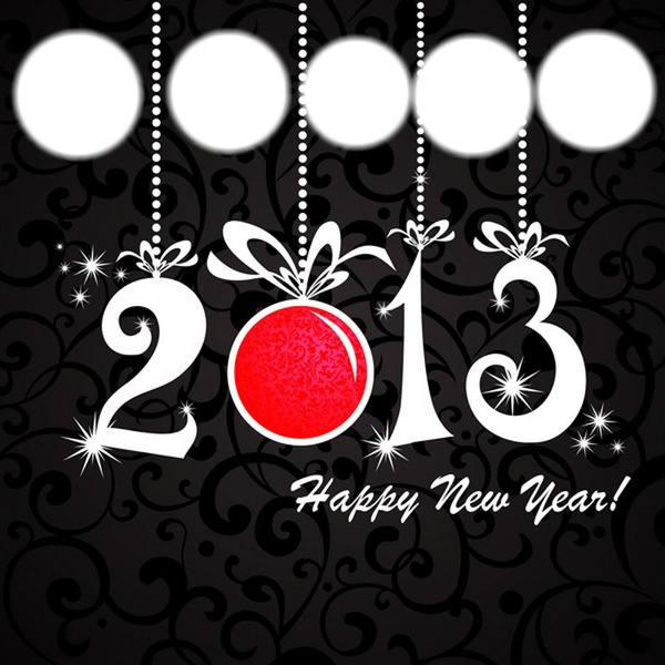 happy new year 2013 Fotomontaggio