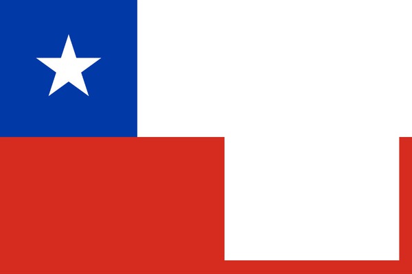 Chile flag Valokuvamontaasi