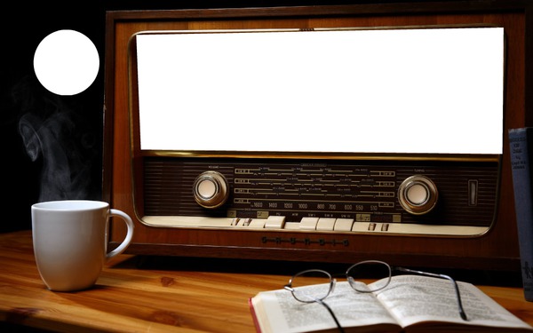 Radio Fotomontage