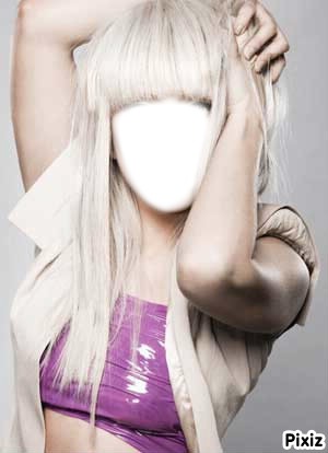 Lady Gaga Fotomontage