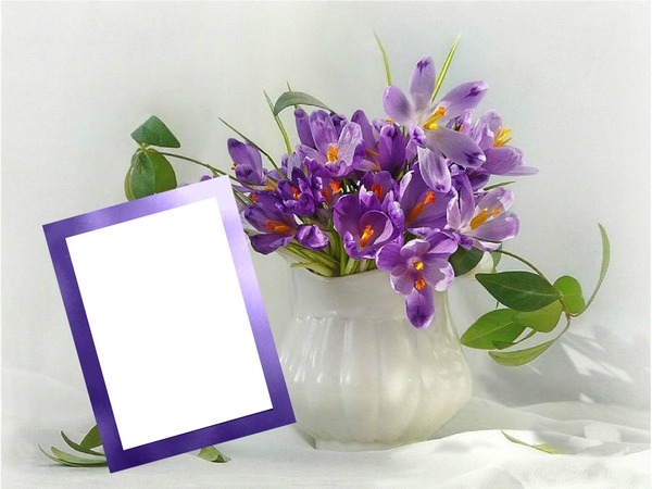 Bouquet de printemps Photomontage