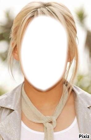 Blonde Fotomontasje