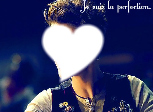 Cadre 'Perfection' A la base, c'est Justin Bieber Фотомонтаж