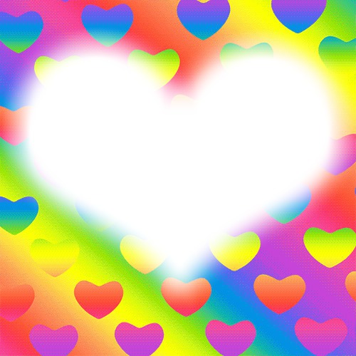 Heart colorfull Montage photo