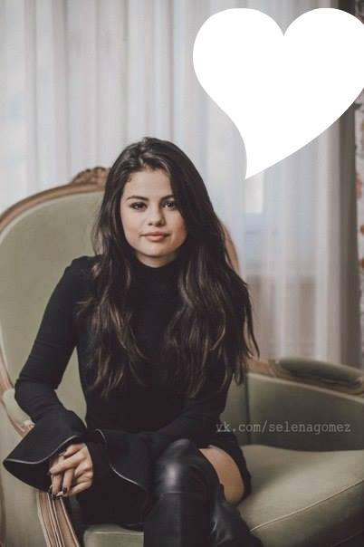 Selena gomez kalp Fotomontáž