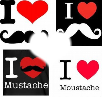 Moustache Photomontage