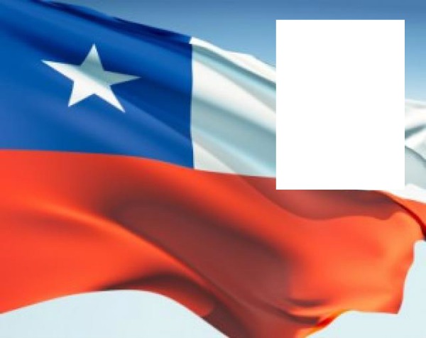 Chile flag Фотомонтаж