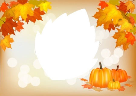 Autumn Card Fotomontage