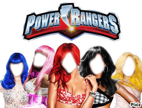 Power Rangers Montaje fotografico