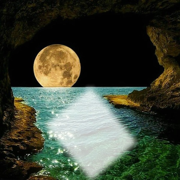 luna espectacular Fotomontage
