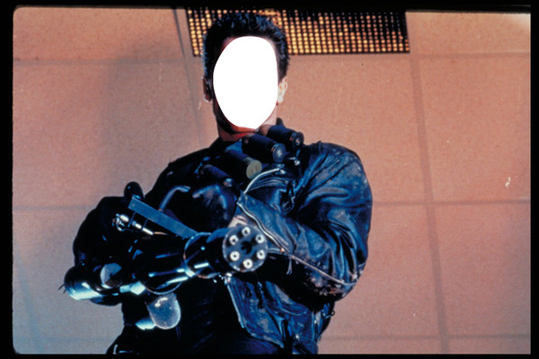Terminator 2 Photo frame effect