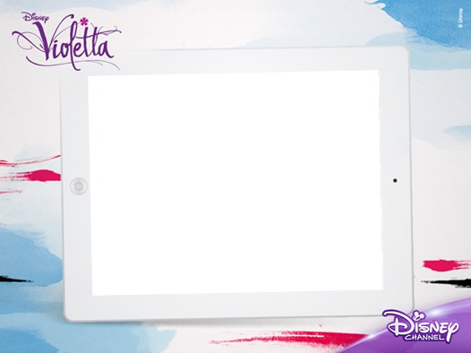 tablet de violetta Fotomontagem