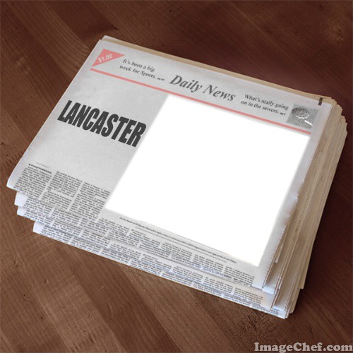 Daily News for Lancaster Фотомонтажа
