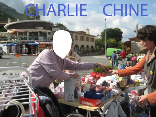 Charlie chine Fotomontasje