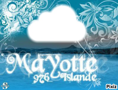 mayotte Photo frame effect