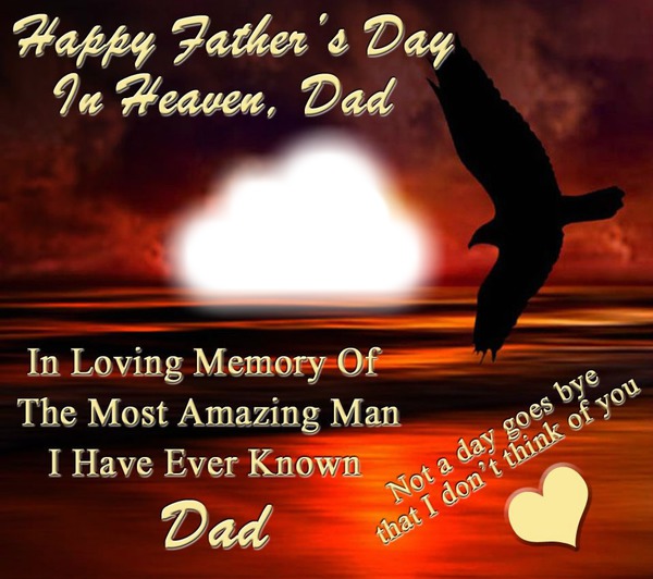 happy father,s day in heaven Fotomontage