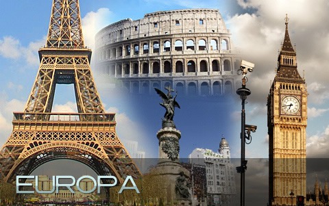 Europa Fotomontage