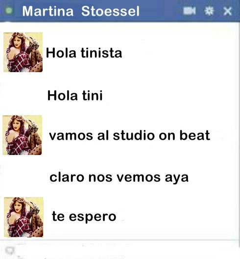 chat con tini stoessel Fotomontage